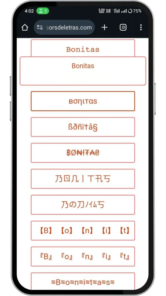 convertidor de letra
